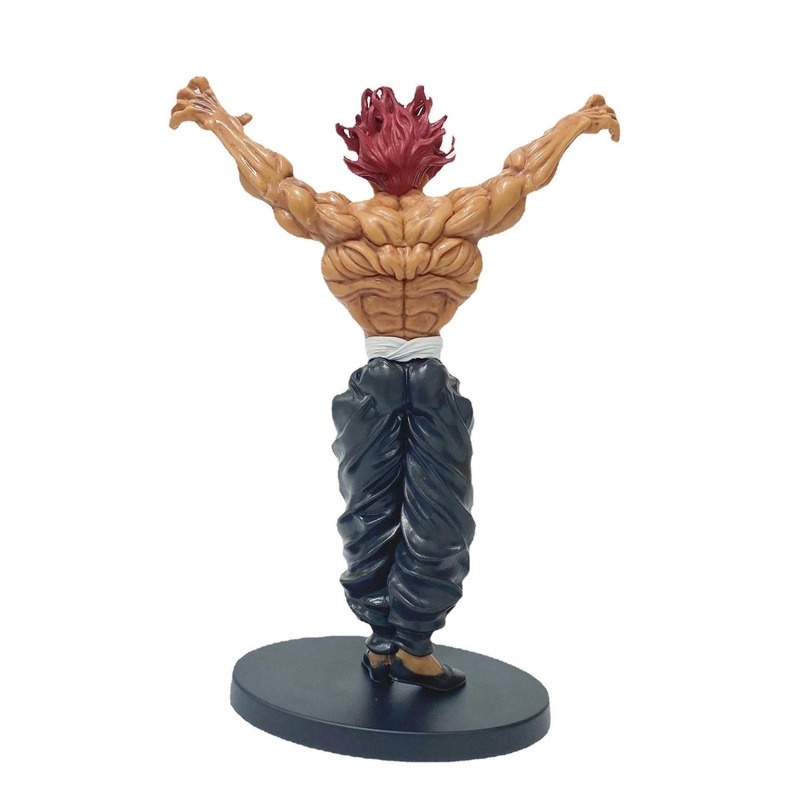 Baki Hanma Action Figure Anime Jepang Hanma Yujiro Manga Dall Bahan PVC Ukuran 22CM 2022