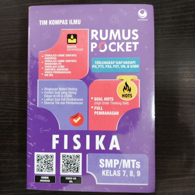 Rumus Pocket Fisika SMP/MTs Kelas 7 , 8 , 9