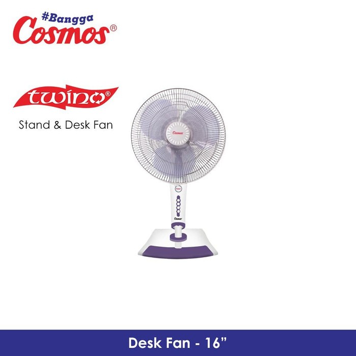 COSMOS Kipas Angin Stand Fan &amp; Desk  2in1 16&quot; / Kipas Angin Berdiri 16 inch 16 SEN - Garansi Resmi 1 Tahun