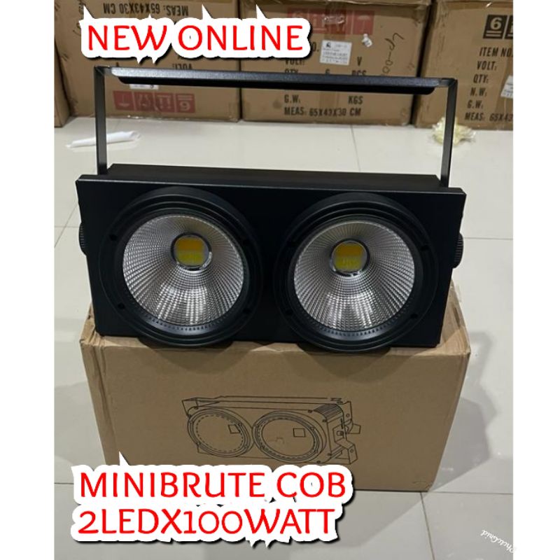 FRESNAL MINIBRUTE COB 2 LED x 100WATT WARM/WHITE