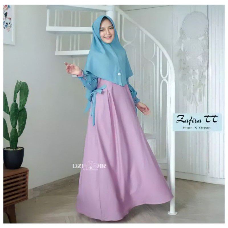 GAMIS MOSCREPER ZAFIRA BUSUI TALI REMAJA TERBARU TERMURAH