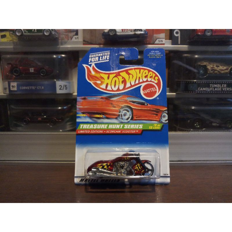 Hot Wheels Scorchin Scooter - Treasure Hunt - THS - STH