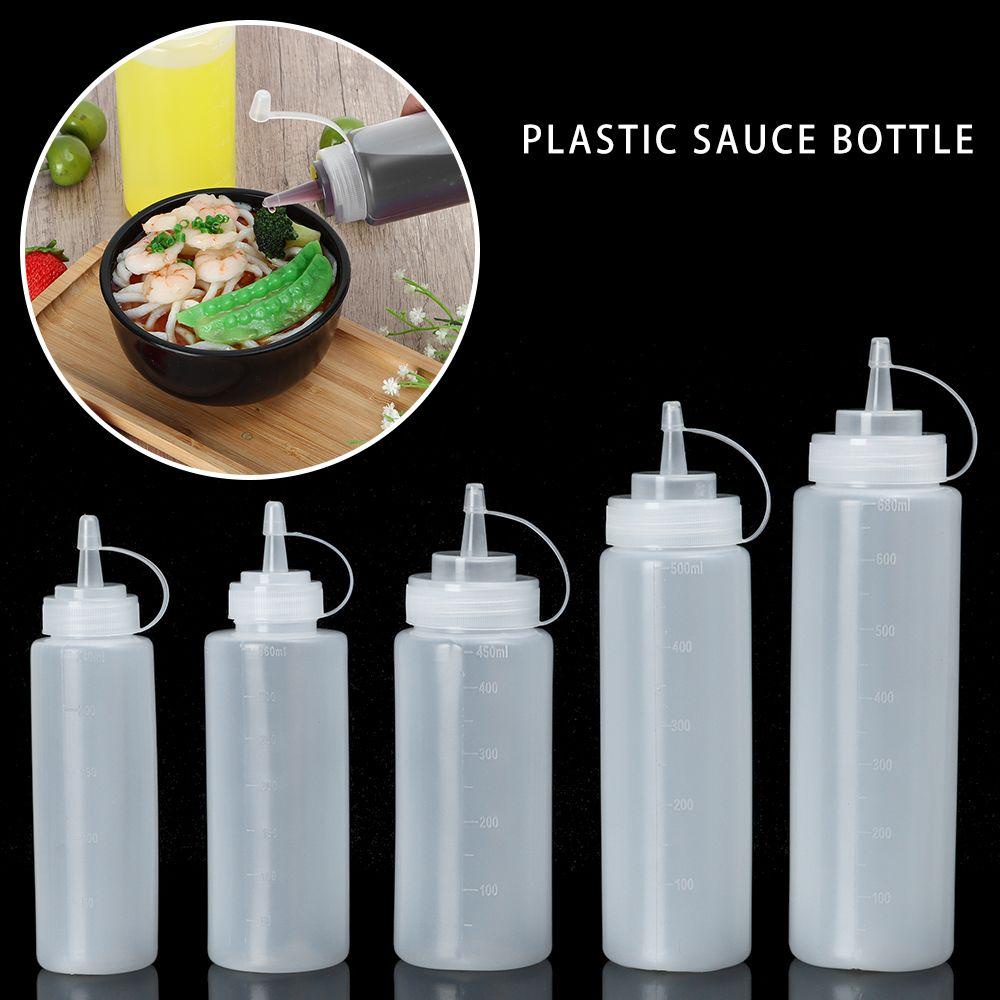 Top Squeeze Sauce Bottle Gadget Rumah Tangga Alat Dekorasi Bumbu Aksesoris Dapur Condiment Squeeze Bottles