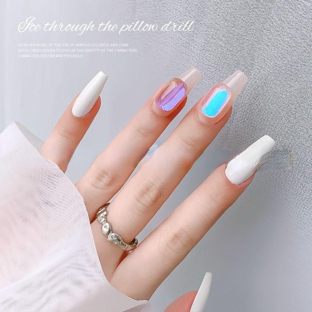 Mxbeauty Charms Aurora Es Batu 3D Bahan Resin Untuk Dekorasi Nail Art