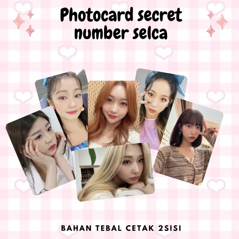 photocard secret number, dita, jinny, soodam, lea, zuu, park minji