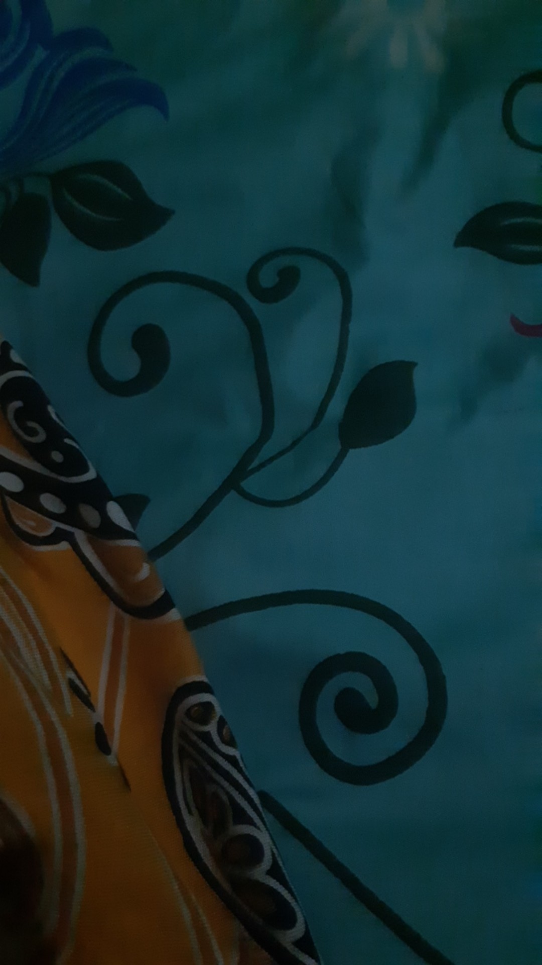 Bahan Mikro Motif Bunga