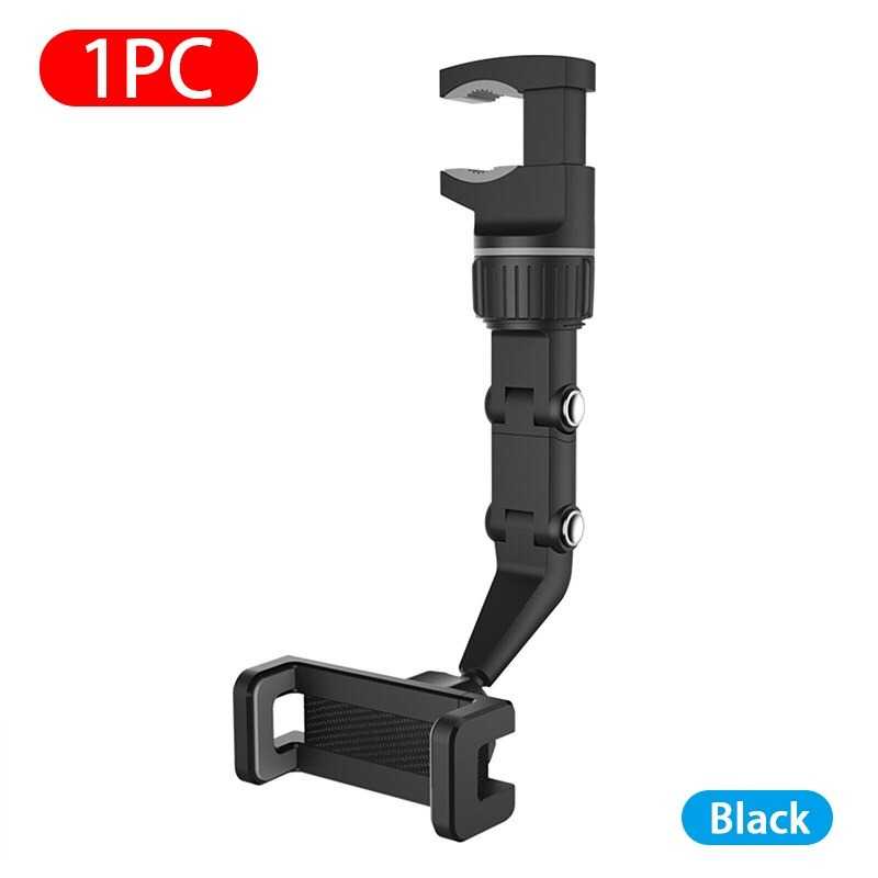 SEAMETAL Car Holder Smartphone Spion Mobil Rearview Bracket - C41394 ( Al-Yusi )