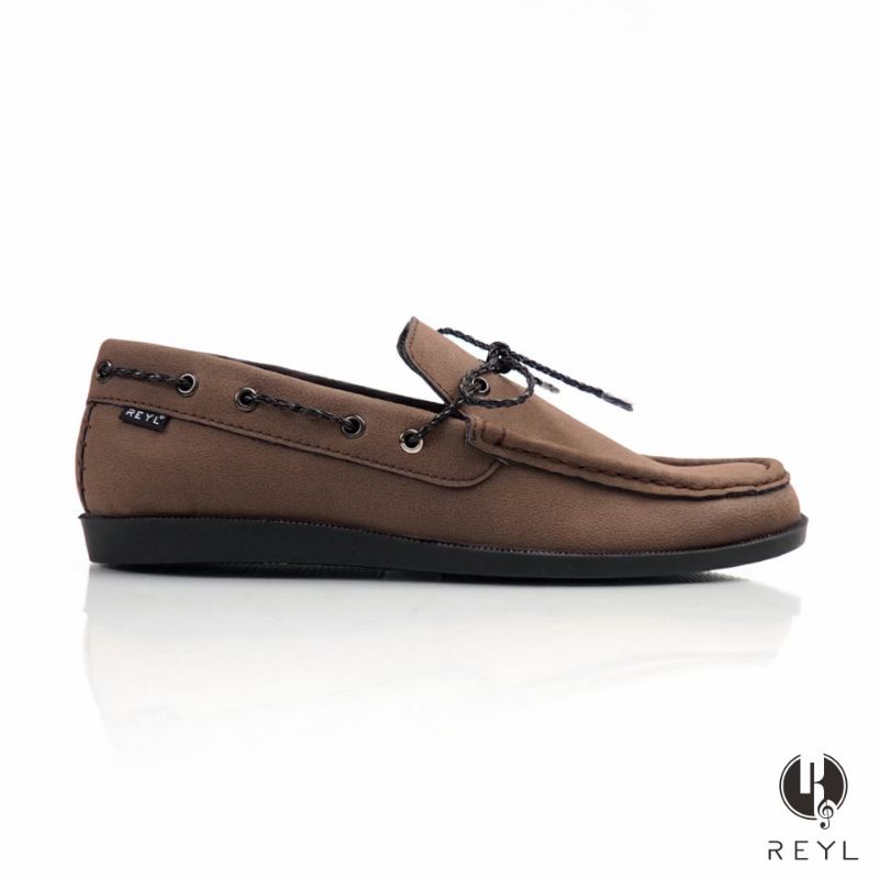 REYLMAN LICK Sepatu Pria Slip On Casual Loafers Santai Modern Selop Kondangan Kerja Kantor