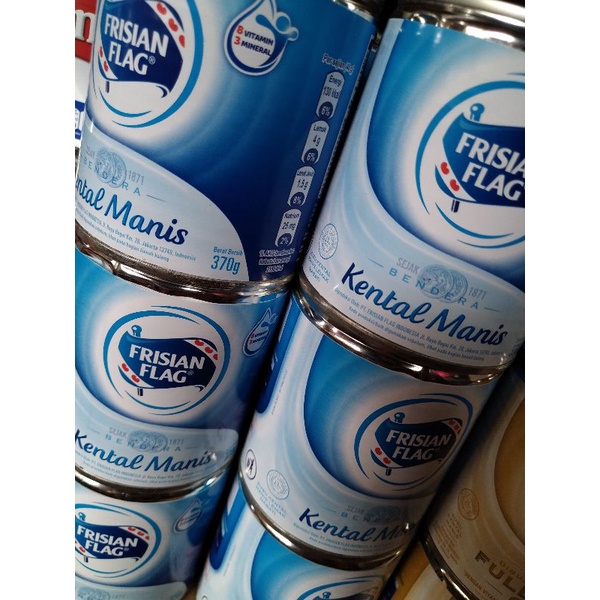 

frian flag susu kental manis kaleng putih