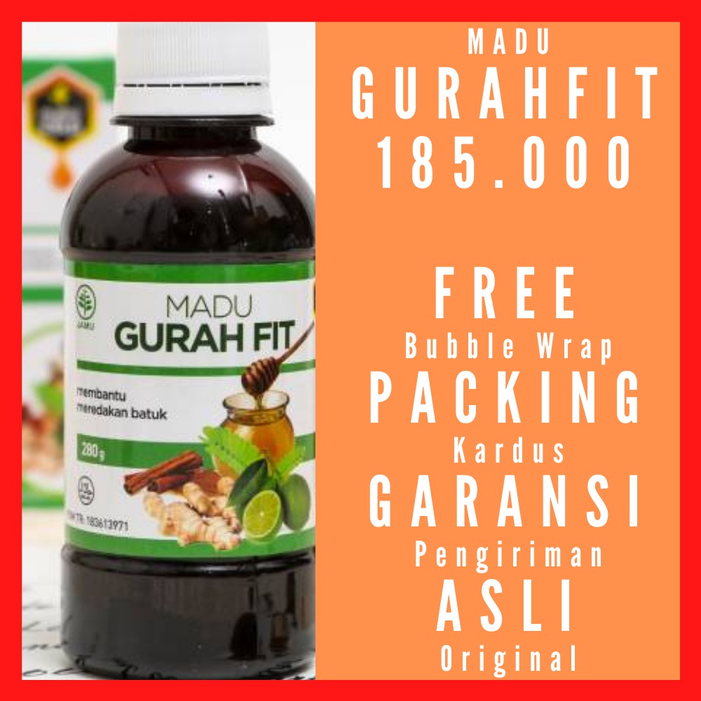 [DISTRIBUTOR JAKARTA] Madu Gurah Fit Bukan Nafasma Pro Sesak Nafas, Obat Asma, Batuk Kronis, TBC, Br
