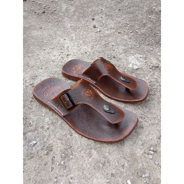 sandal jepit sandal gesper sandal kokop sandal pria sandal kulit asli