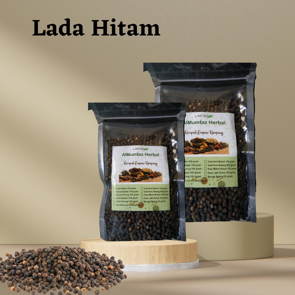 

Lada Hitam rempah original, Harga murah, biji lada hitam 100 gr, Blackpaper, lada hitam asli, lada hitam biji utuh untuk meningkatkan rasa pedas dan menyehatkan tubuh