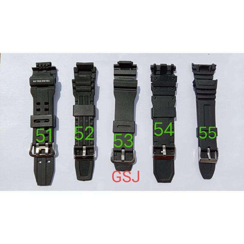 Grosir Tali jam tangan rubber Tali G shock,Strap jam tangan QQ, Tali skme