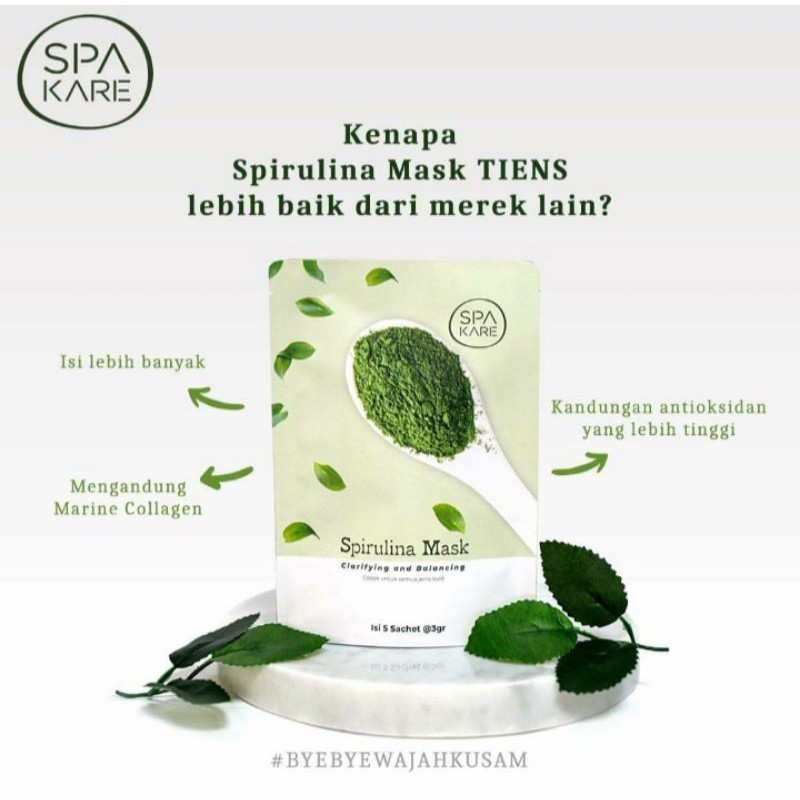 SPAKARE SPIRULINA MASK