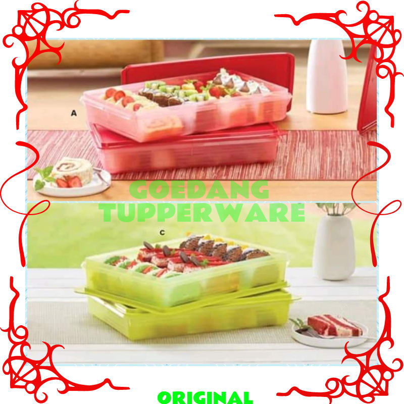 Toples Tupperware Original-Tempat Makanan Kue-Toples Kulkas (1pc)