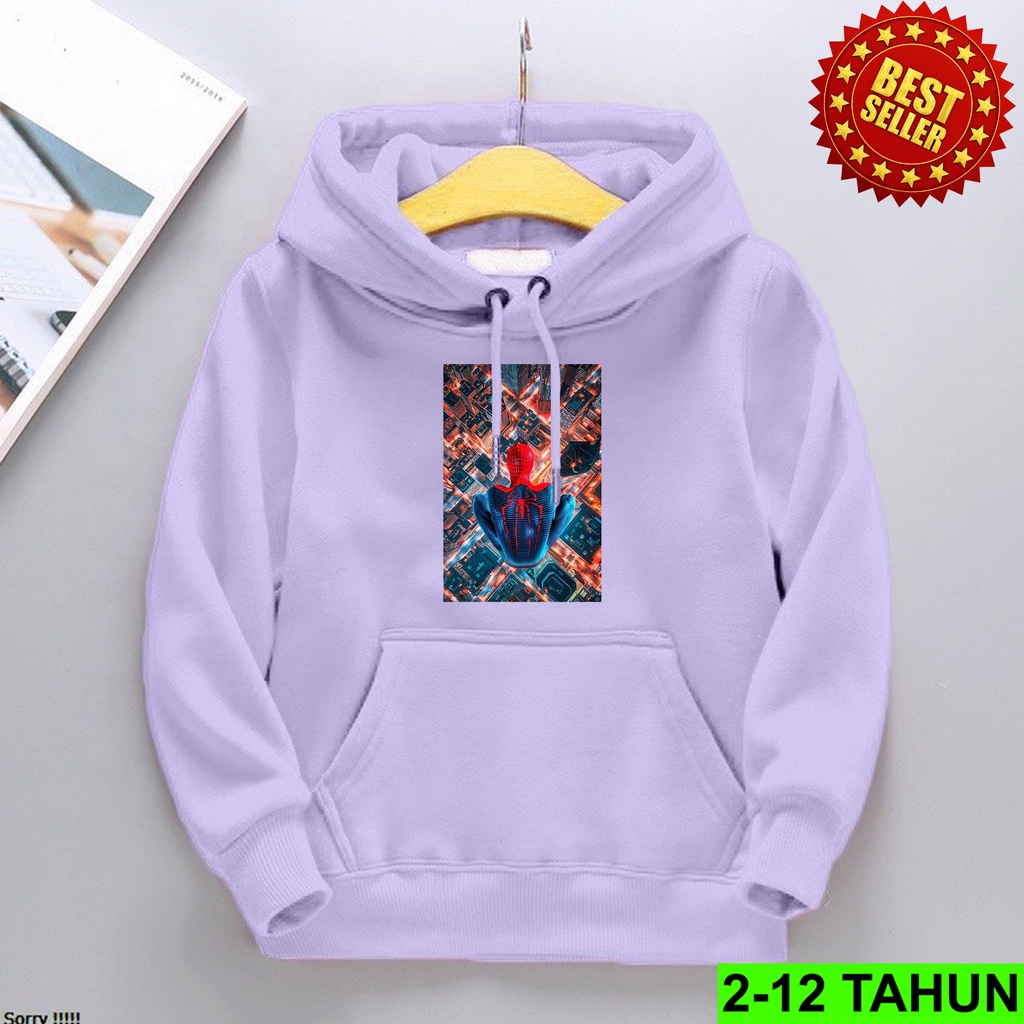 Hoodie Anak Laki Laki Perempuan / Hodie Anak Usia 2 3 4 5 6 7 8 9 10 11 12 Tahun / Jaket SPIDERMAN Anak Cewek Cowok / Switer Distro Bisa Cod / Suiter Anak Terbaru / Sweeter Anak / Switer Anak