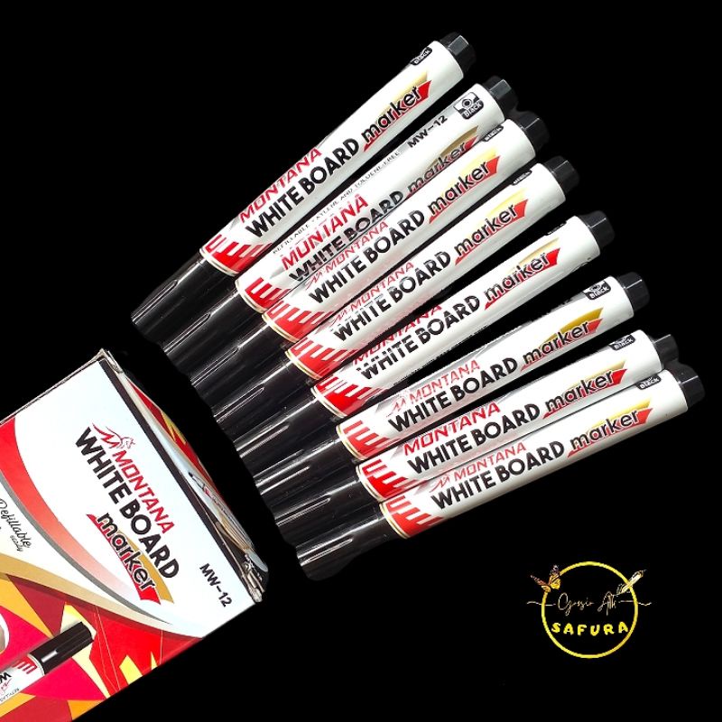 

white board spidol hitam dapat dihapus montana grosir