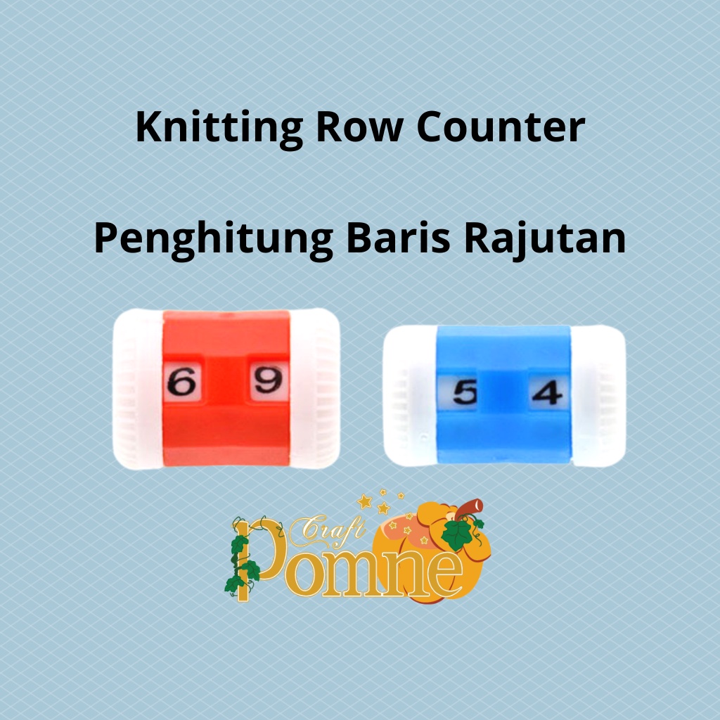 KNITTING ROW COUNTER / Penghitung Baris Rajutan