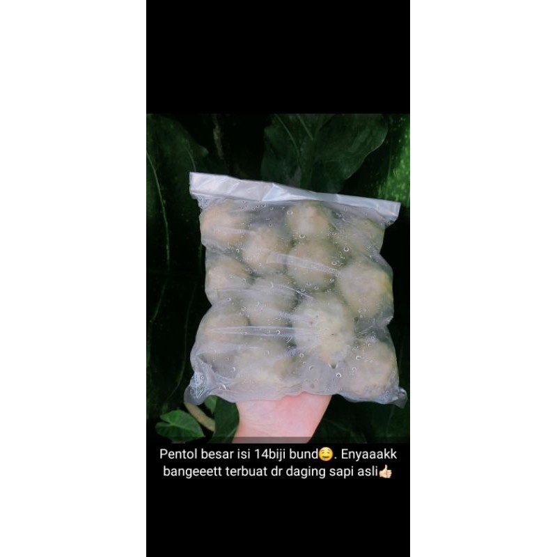

Pentol Daging Sapi Asli OM SAAAE