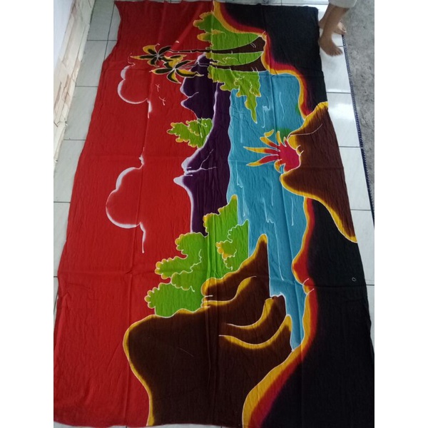 Kain pantai lukis  pemandangan