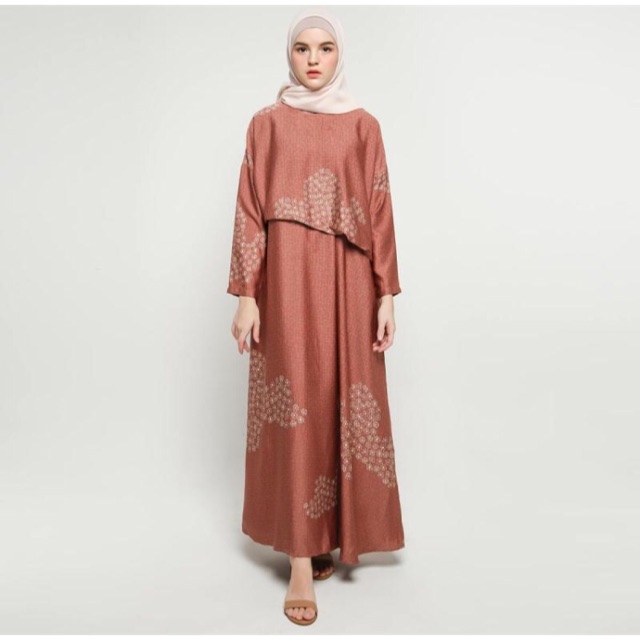 Yarra Taya Dress - Rust - Kami Idea