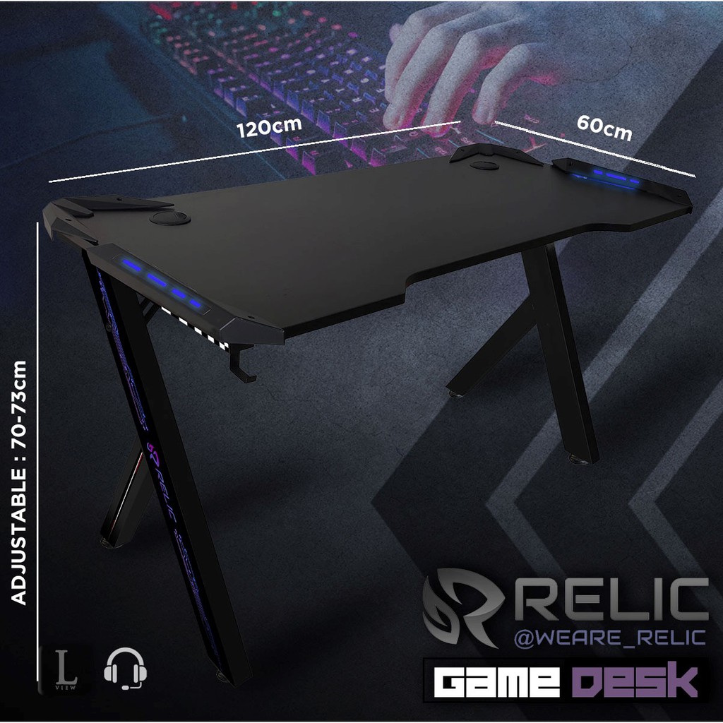 Meja Gaming / Meja Game / Meja Gaming Minimalist / Meja Gaming RGB / Meja Gaming Import