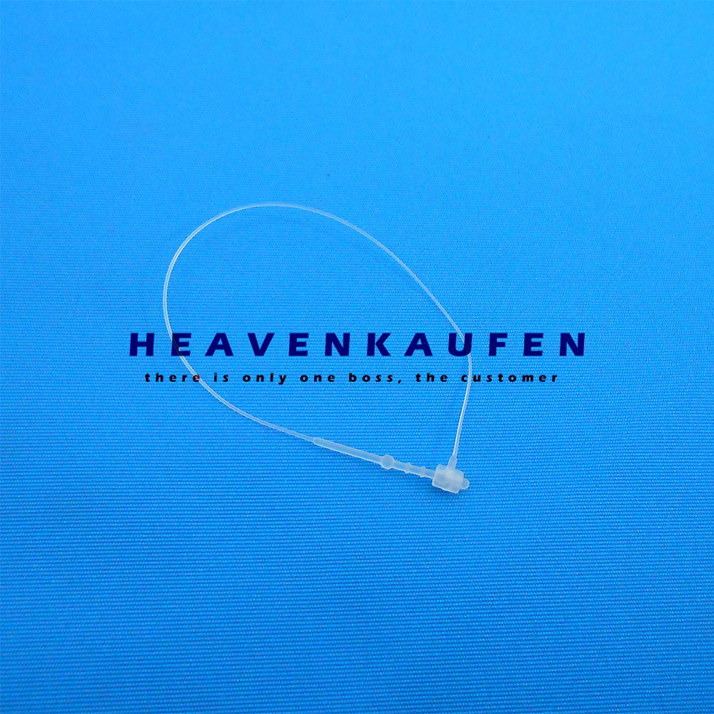 Tali Hangtag / Stringpin Loop Pin Lock Pin Putih 5 inch Per Bungkus isi 1000 pcs Tidak Perlu Alat