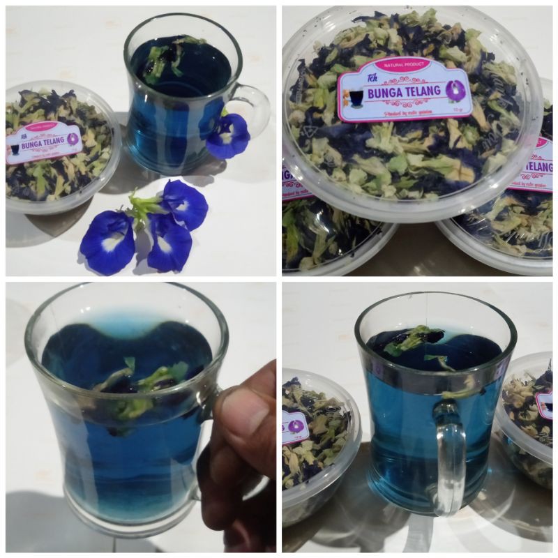 

Teh bunga telang-kembang telang-teh herbal-bunga telang kering-kemasan 10gr