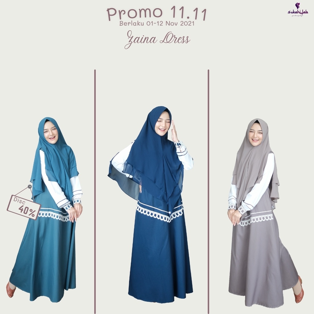 Zaina dress ORI Sukahijab