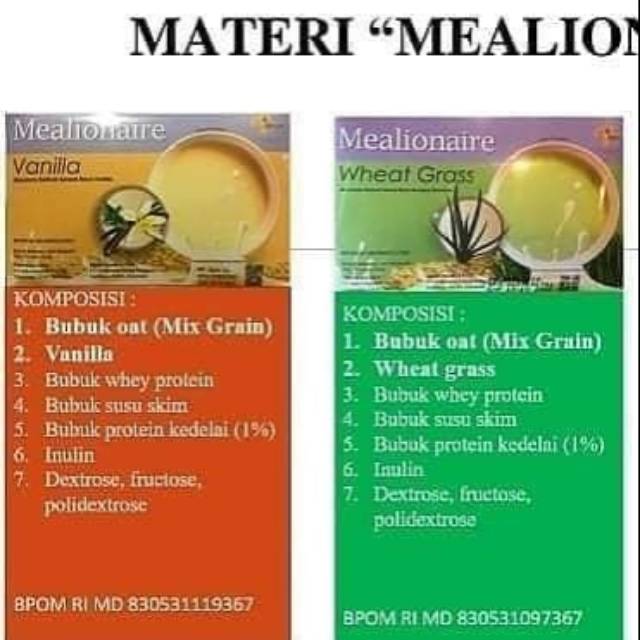 

Mealionare per box