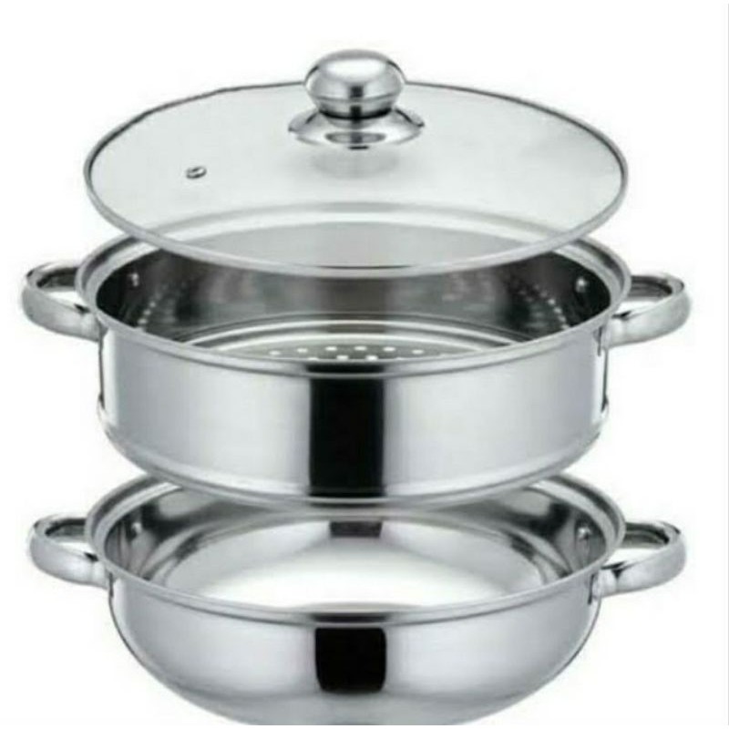 Panci Siomay Kukusan Steamer Pot Ukuran 28cm