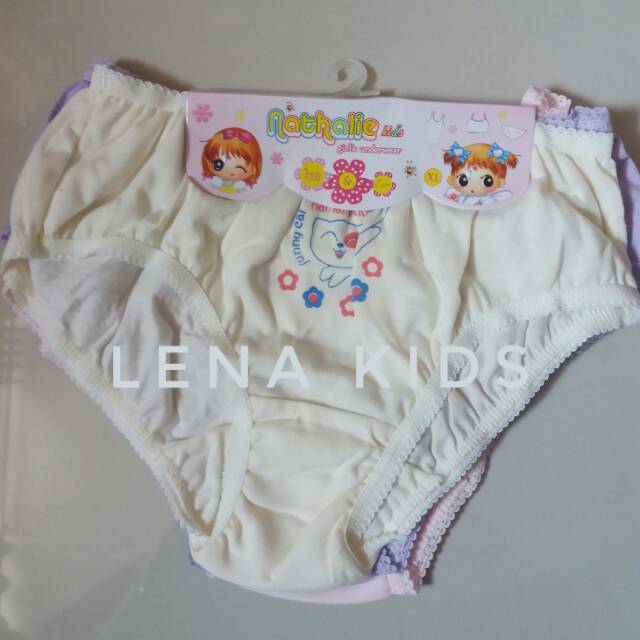 CD anak nathalie kids celana dalam anak perempuan pakaian dalam cd anak cewe isi 3
