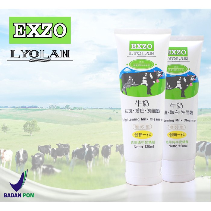 Exzo Lyolan Brightening Milk Cleanser