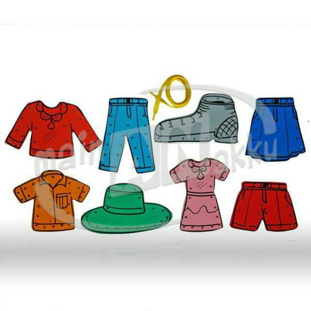 Mainan Kayu Mainan Edukasi Menjahit Baju