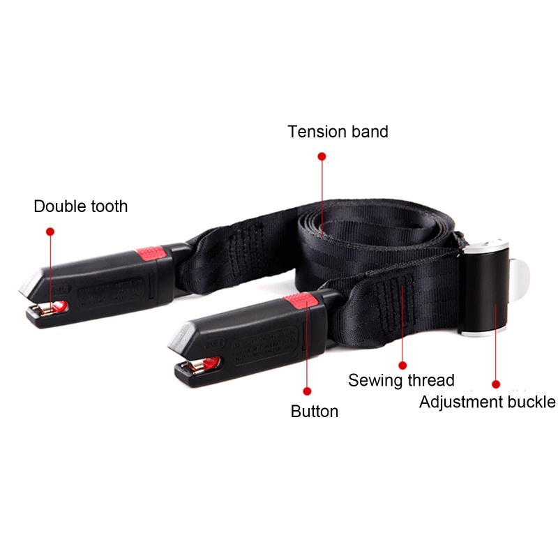 Mary Strap Konektor Sabuk Pengaman Mobil Adjustable Untuk Anak / Bayi