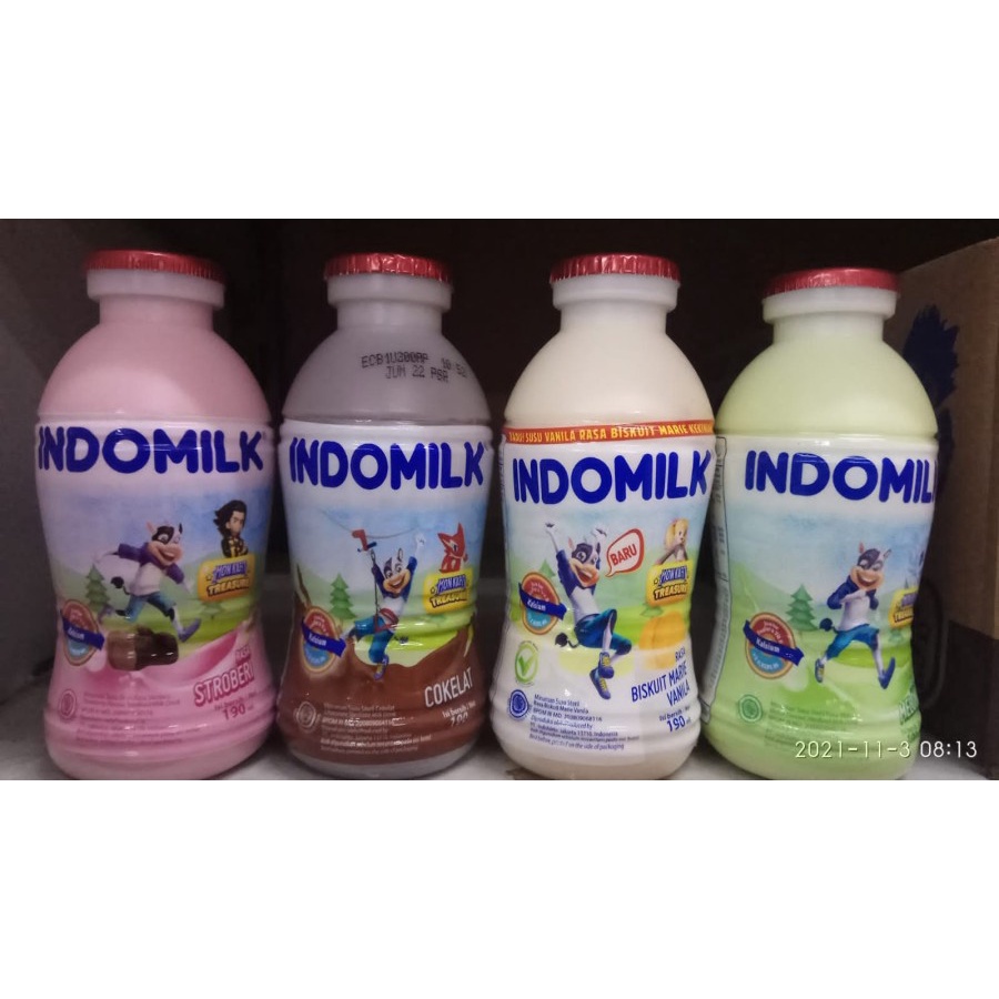 

INDOMILK SUSU BOTOL CAIR 190ML