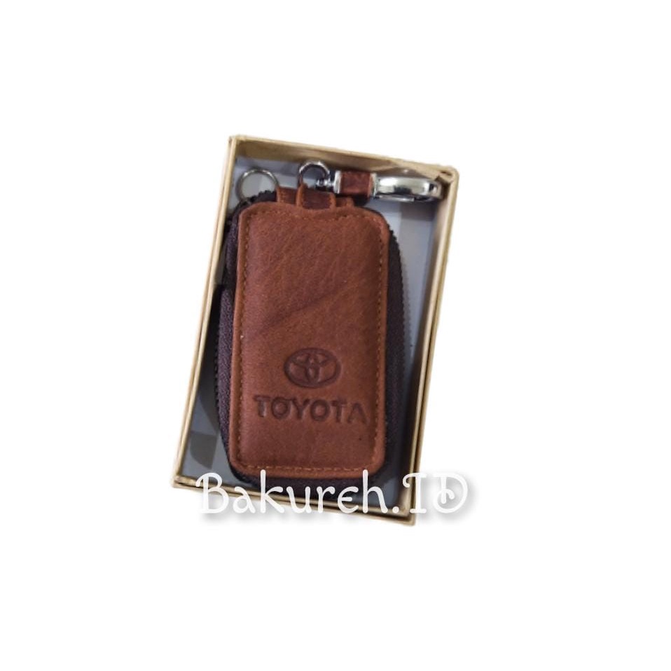 TERMURAH / Dompet STNK - gantungan kunci mobil TOYOTA KULIT SAPI ASLI - GOOD SHOPPING