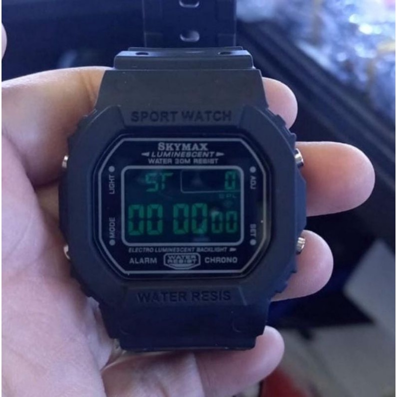 Jam Tangan Skymax Waterproof Kotak Model Terbaru 2028 Jam Tangan Skymax Anti Air