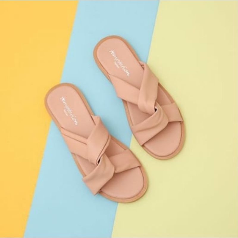 [SALE] SLOP SANDAL FLATS KS2041 IQ #Realstock