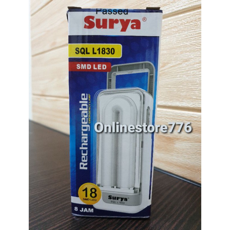 Lampu Senter Surya SQL L1830 Lampu Senter Darurat Lampu Emergency