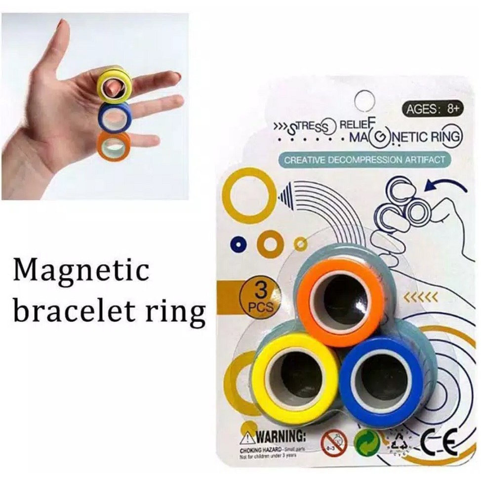 Jual Fingears Magnetic Rings Fidget Toy 