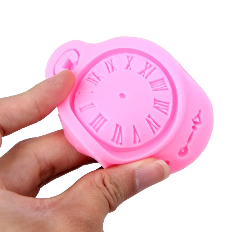 3D Silicon Mold Fondant Cake Decoration - Pocket Watch