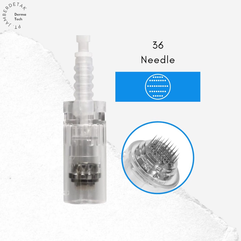 Jarum nano jarum 12 pin jarum 36 pin 1 pin 3 pin buat bb glow mts sulam alis bibir-36 PIN PUTIH