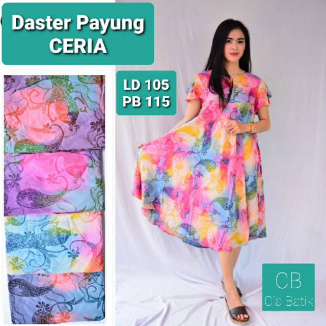 Daster Payung Ceria / Dress Batik Ceria