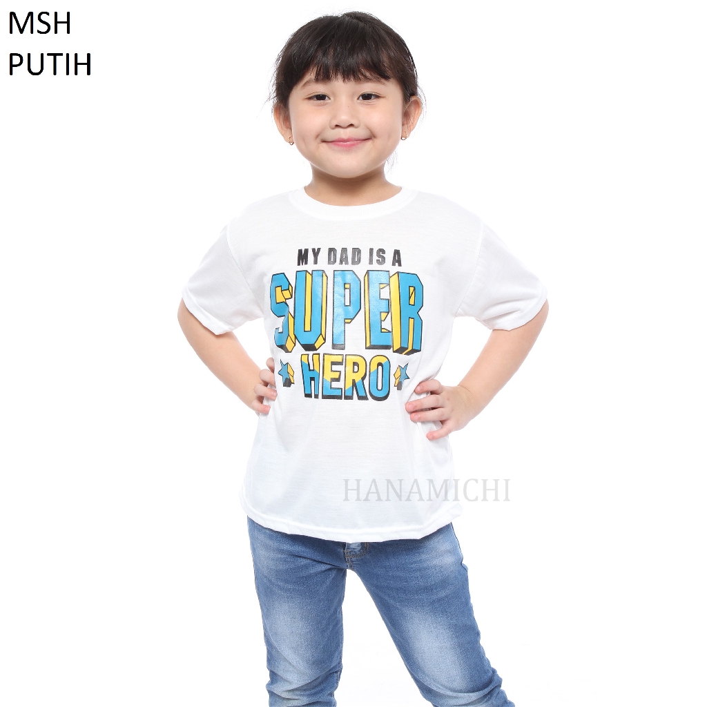 Hanamichi MSH Kaos Sablon Anak Lengan Pendek