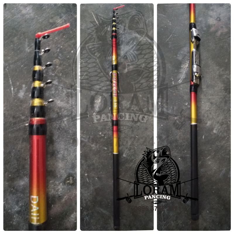 Tegek kolong waderan ros pendek daihan power panjang 210cm