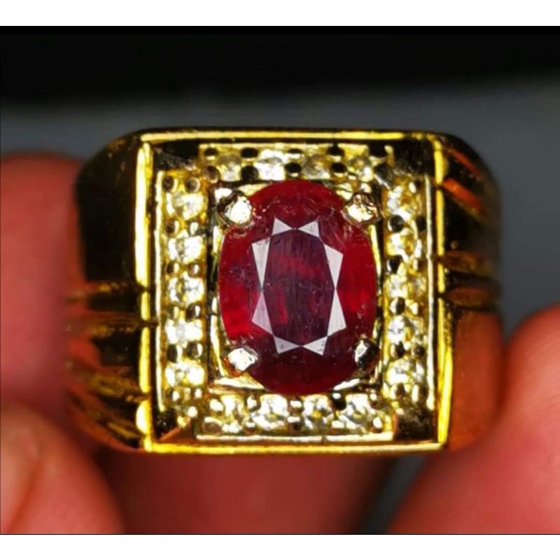 CINCIN PERMATA RUBY PIGEON BLOOD