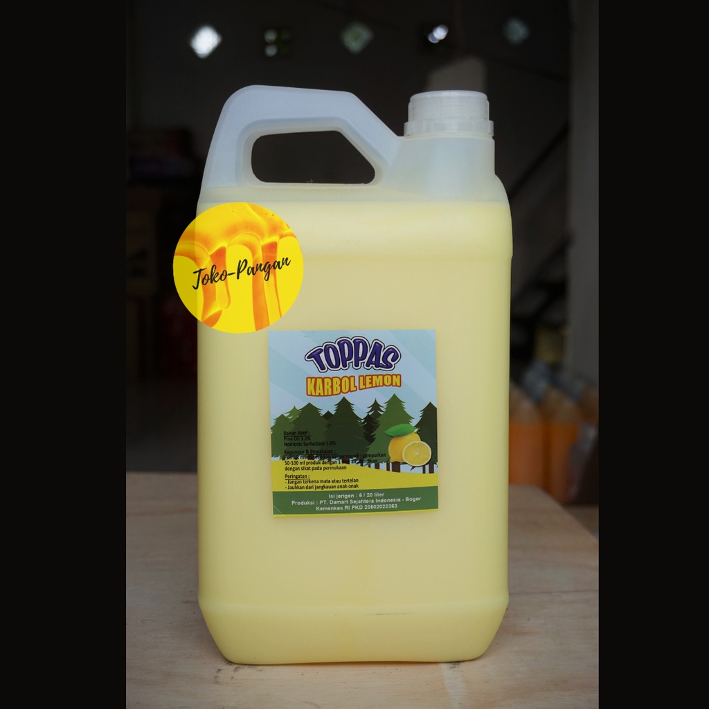 Karbol Lemon Toppas 5 Liter