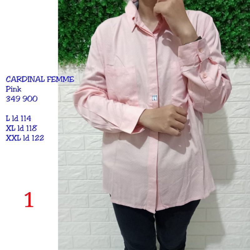 Kemeja Cardinal Femme Shopee Indonesia