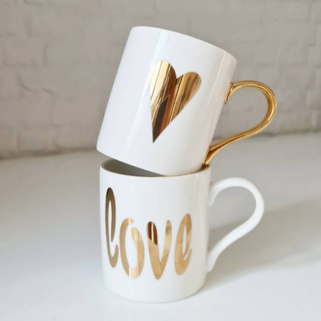 Nordic Ceramic Love and Heart Mug Coffee Tea Cup